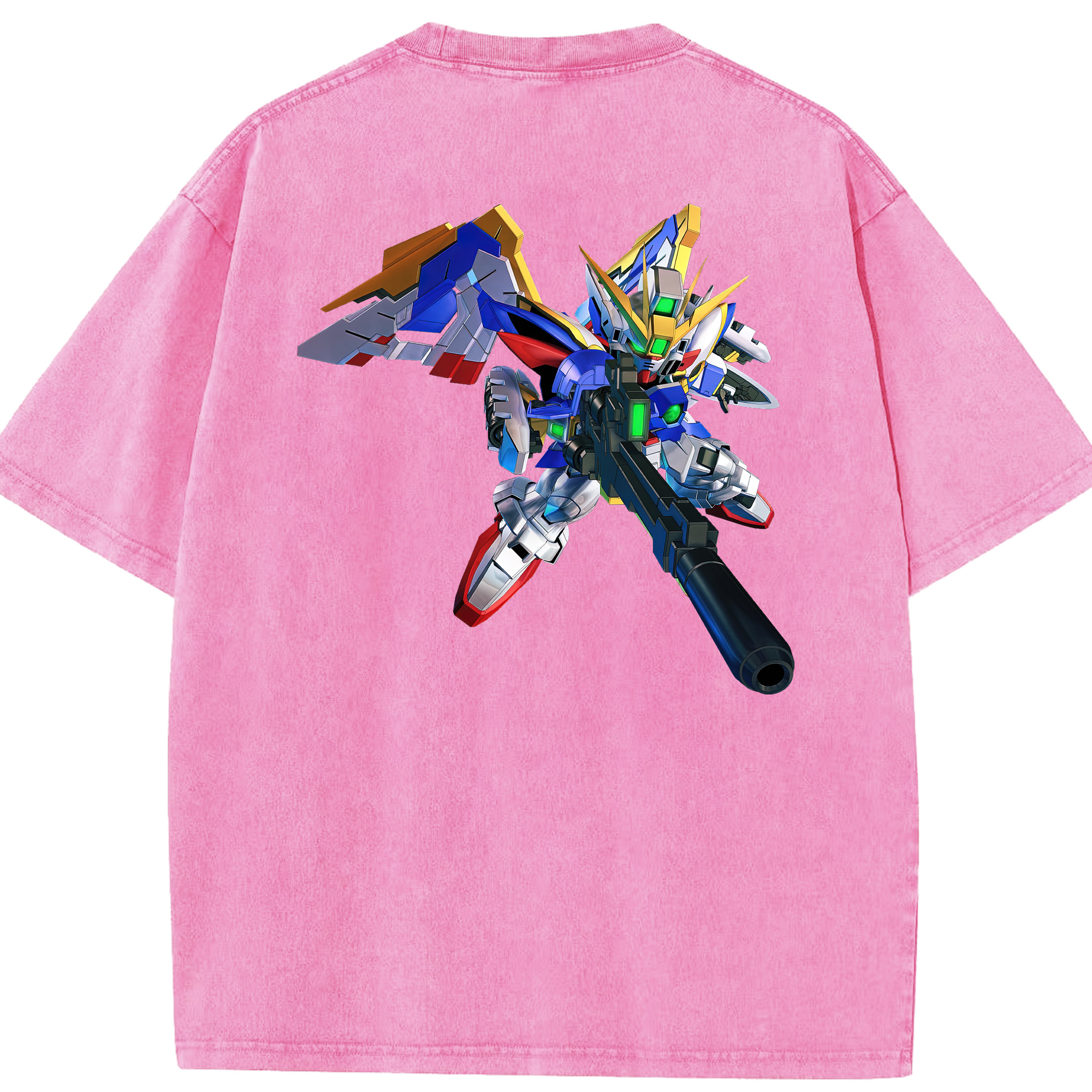 （画像用） 機動戦士ガンダム Mobile Suit Gundam 綿100% ヴィンテージ風 半袖Tシャツ（背面プリント）